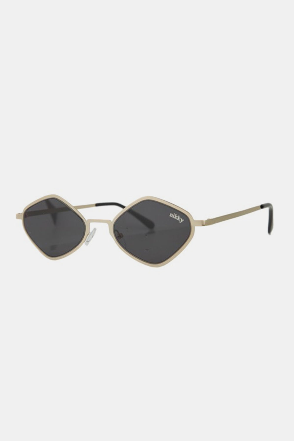 Metal Frame Geometric Sunglasses