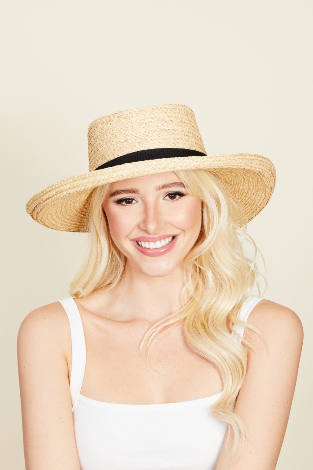 Stacy Straw Weave Hat