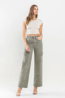 90's Super High Rise Cargo Jeans