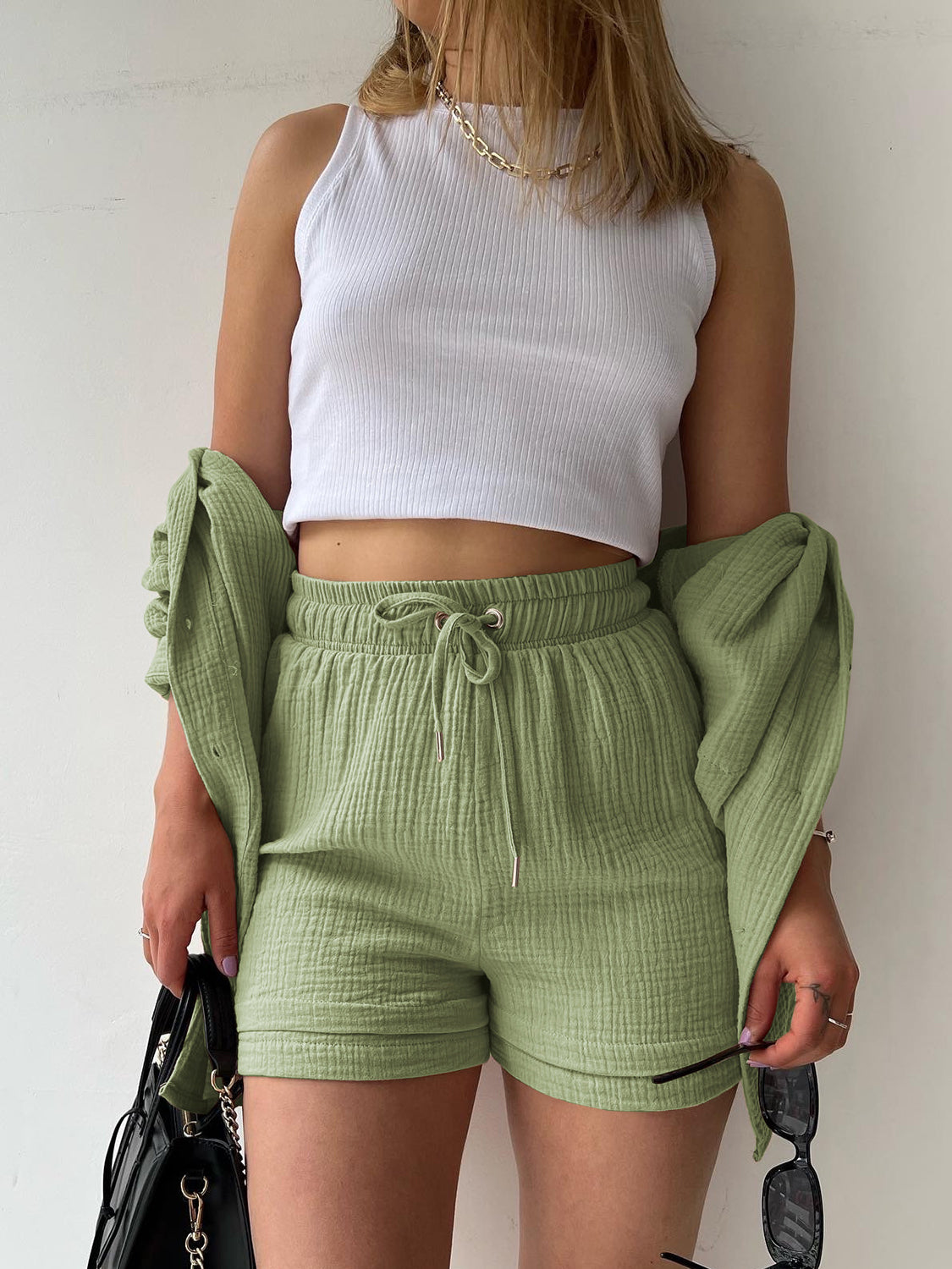 Ivy Shirt and Shorts Set
